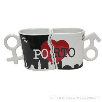 8oz Ceramic Stoneware Mugs, SGS-certified, Various Designs are Available